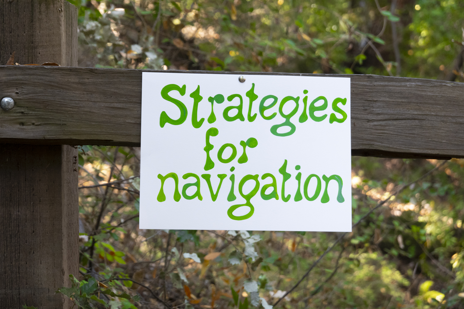 Strategies for navigation
																			 
																		
