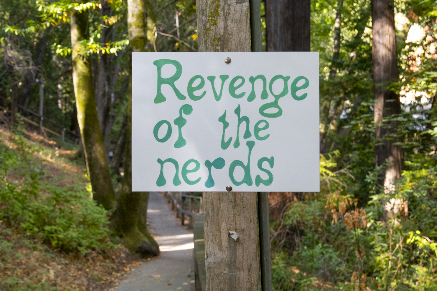 Revenge of the nerds
																			 
																		