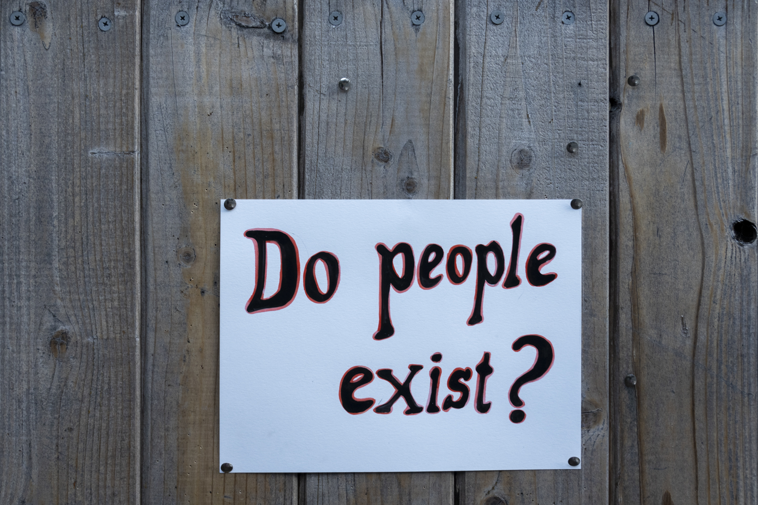 Do People Exist?