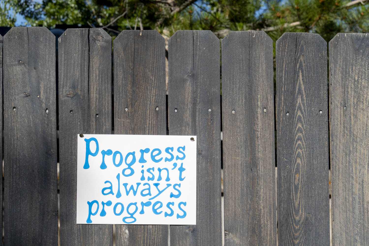 Progress isn't always progress
																			 
																		