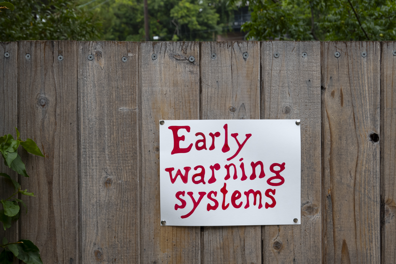 Early warning systems
																			 
																		