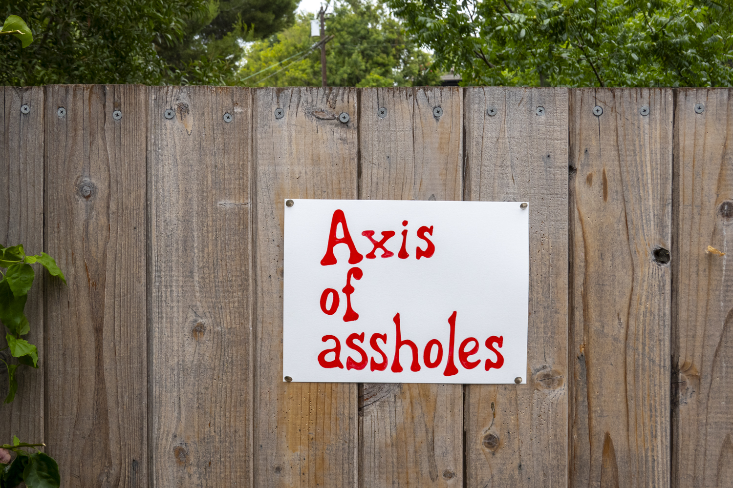 Axis of assholes
																		