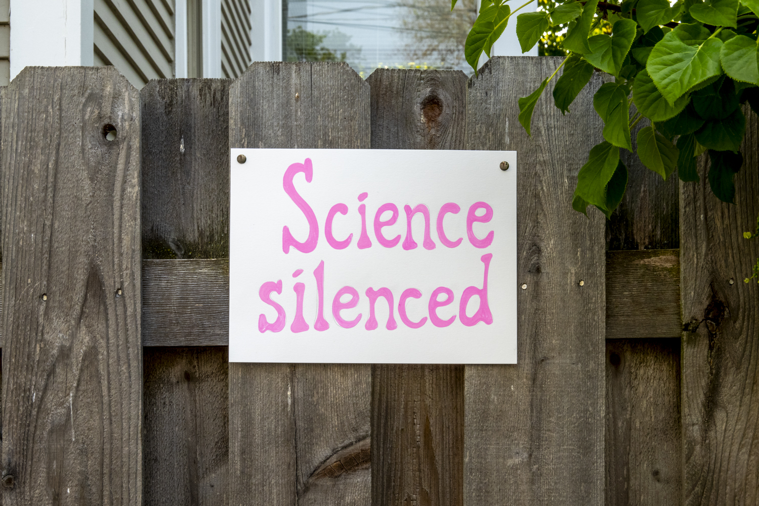 Science silenced
																		