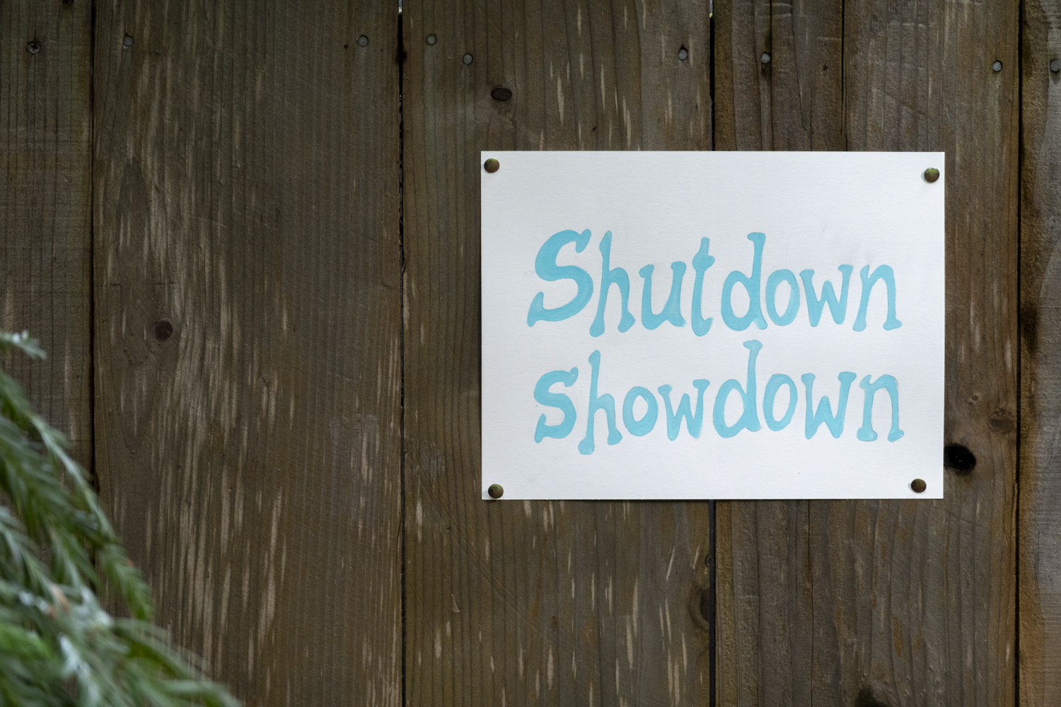 Shutdown showdown