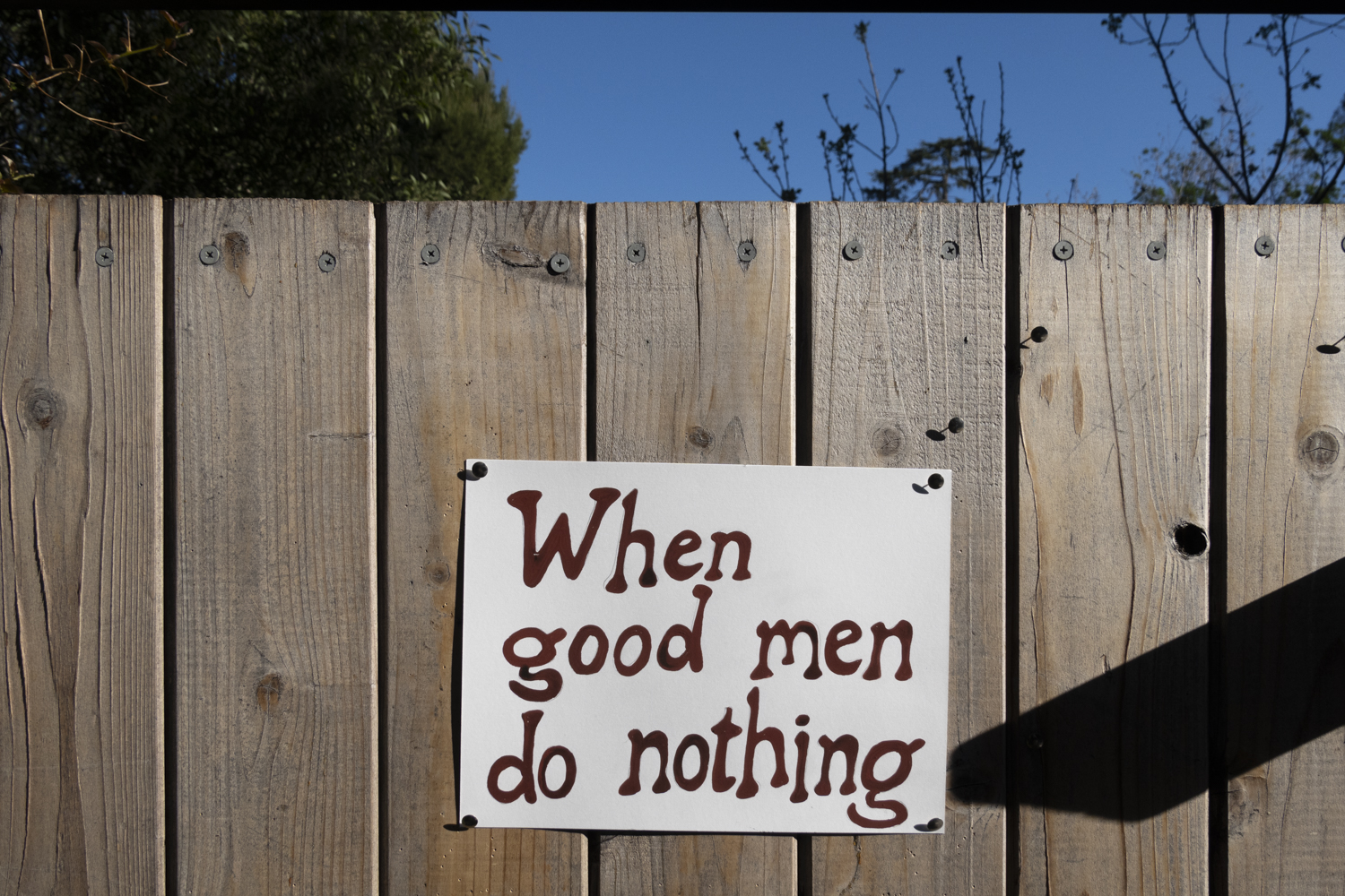 When good men do nothing