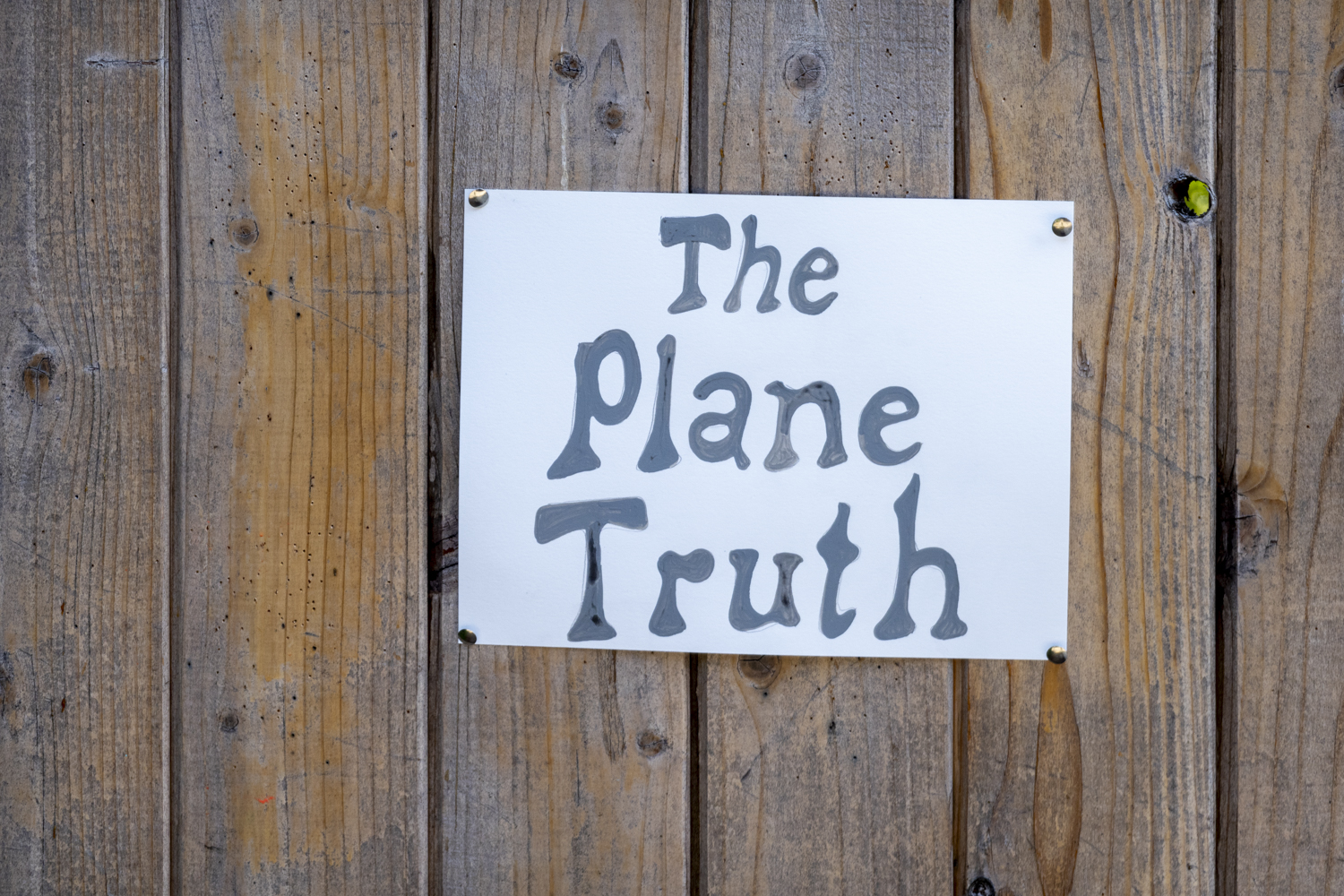 The plane truth