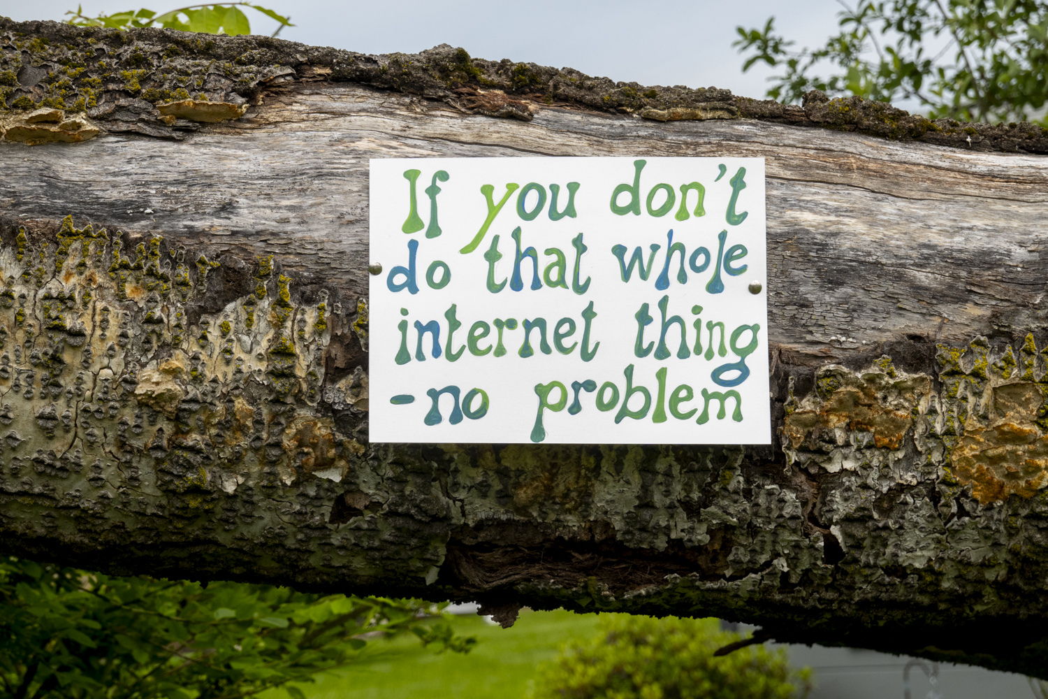 If you don't do that whole internet thing - no problem
																		