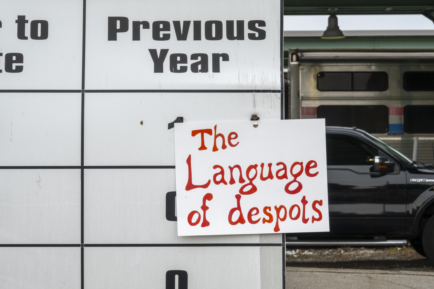 The Language of despots
																		