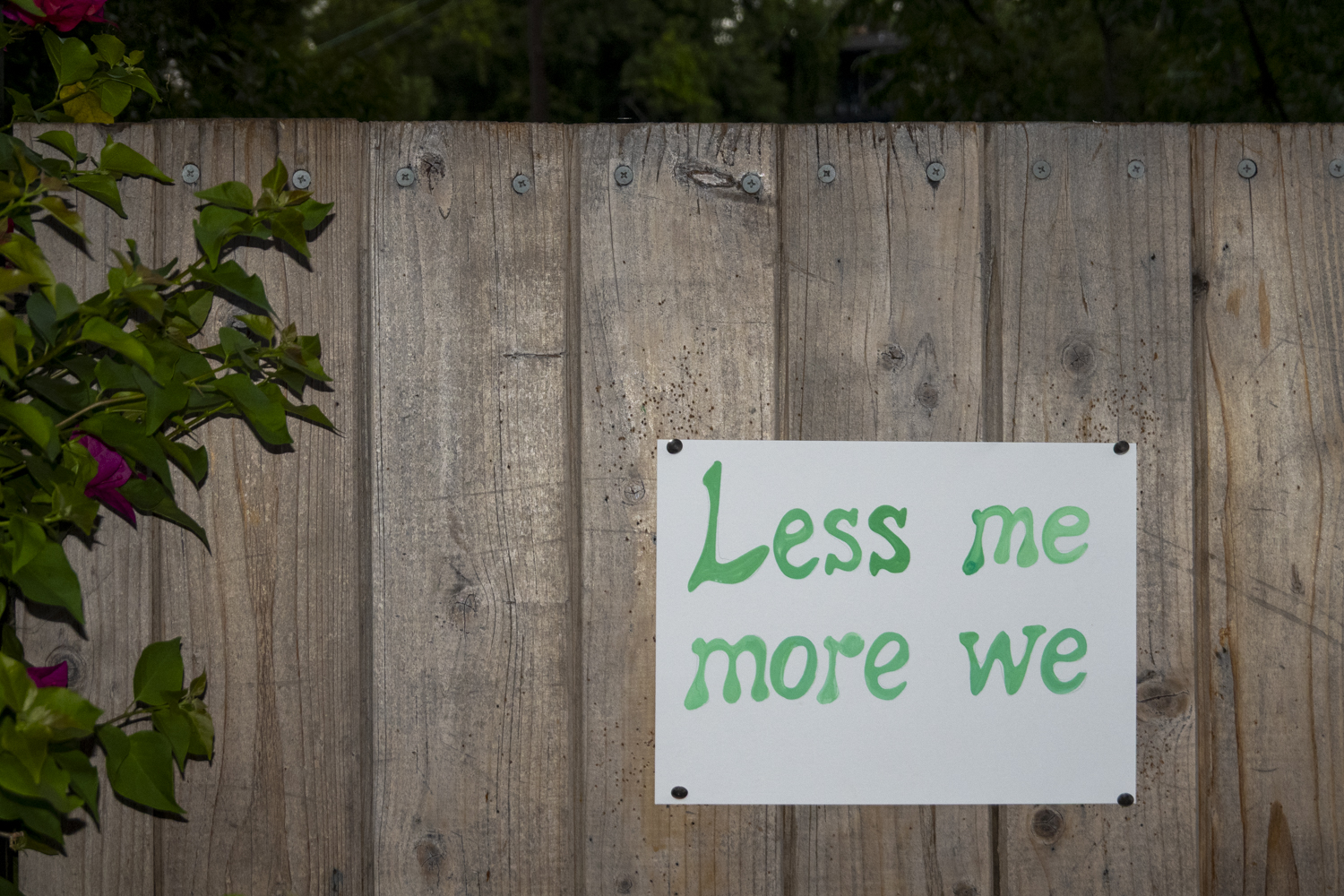 Less me more we
																		