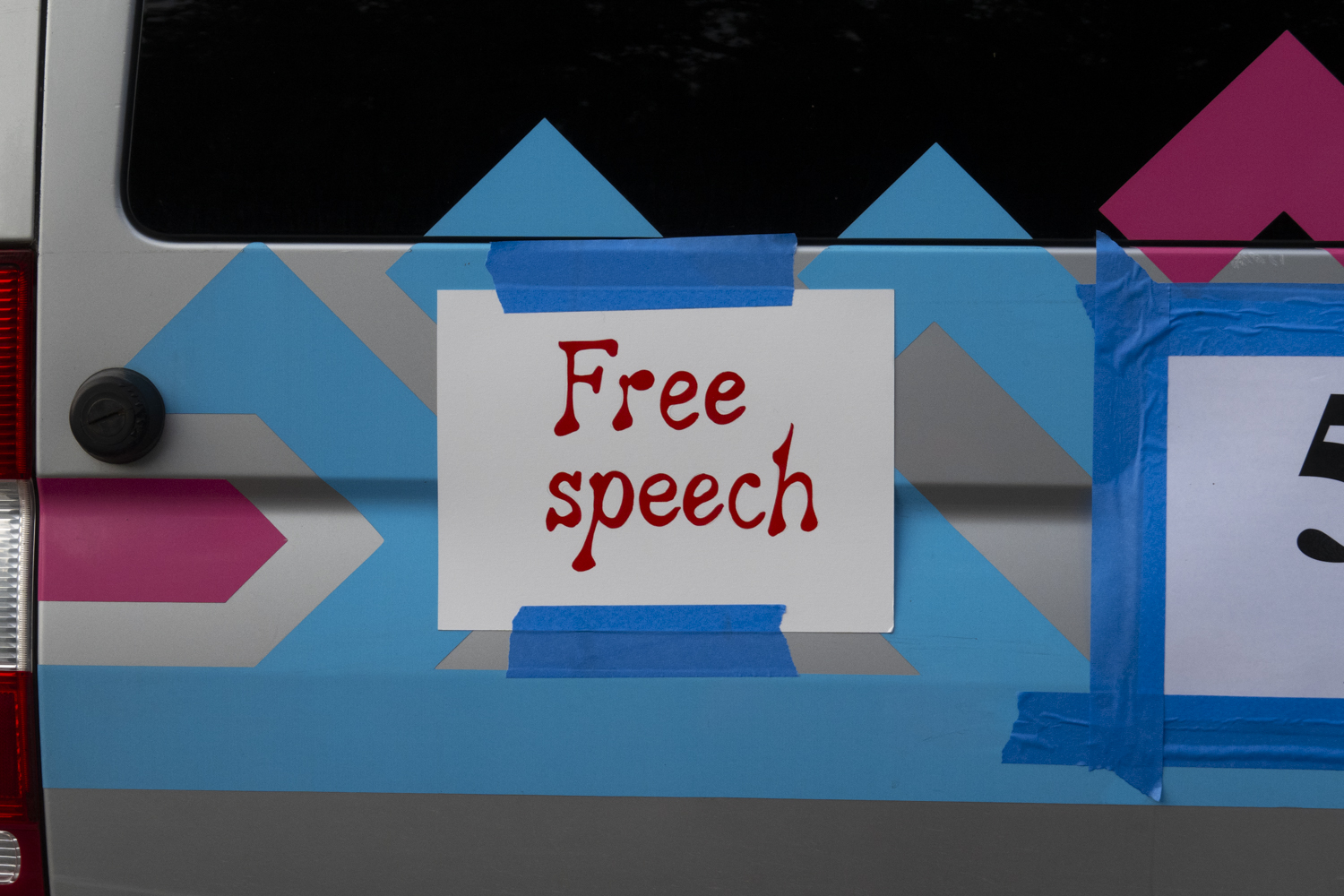 Free speech
																		
