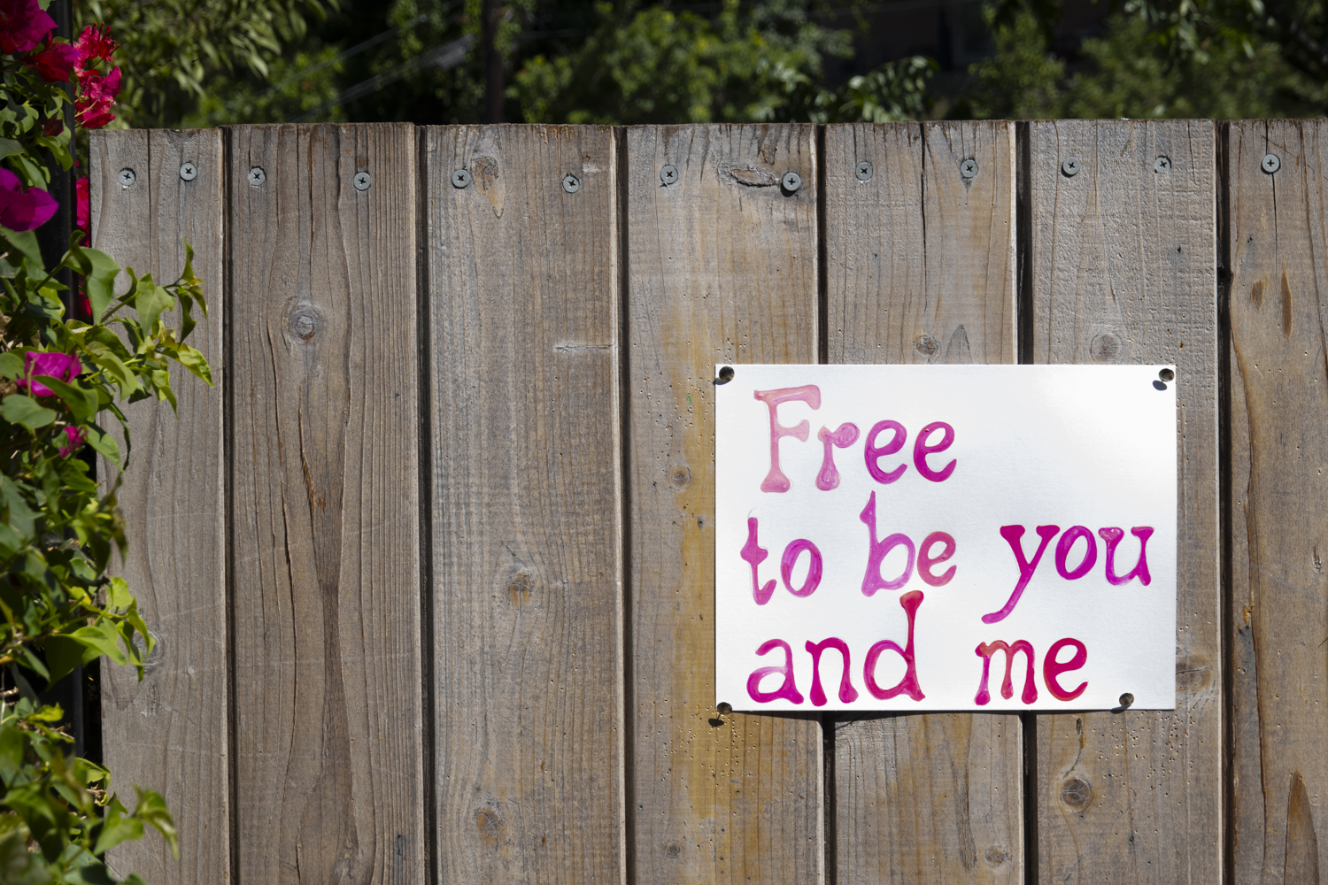 Free to be you and me
																			 
																		